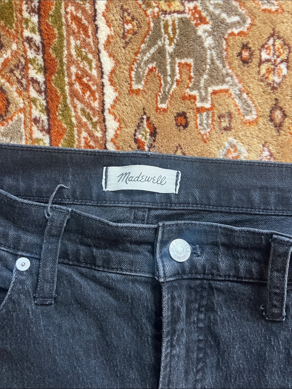 Madewell Black Jeans Size 32 - Picture 2 of 3